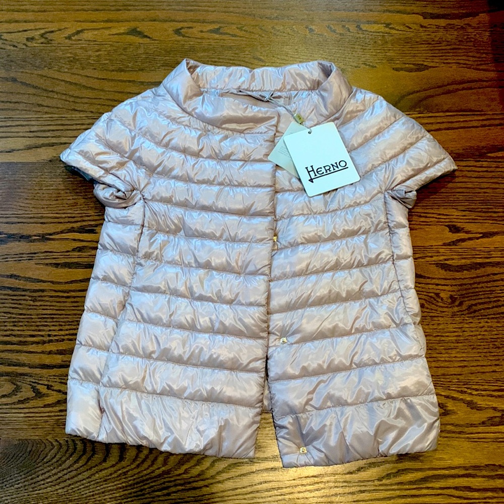 Herno cap sleeve jacket size 40